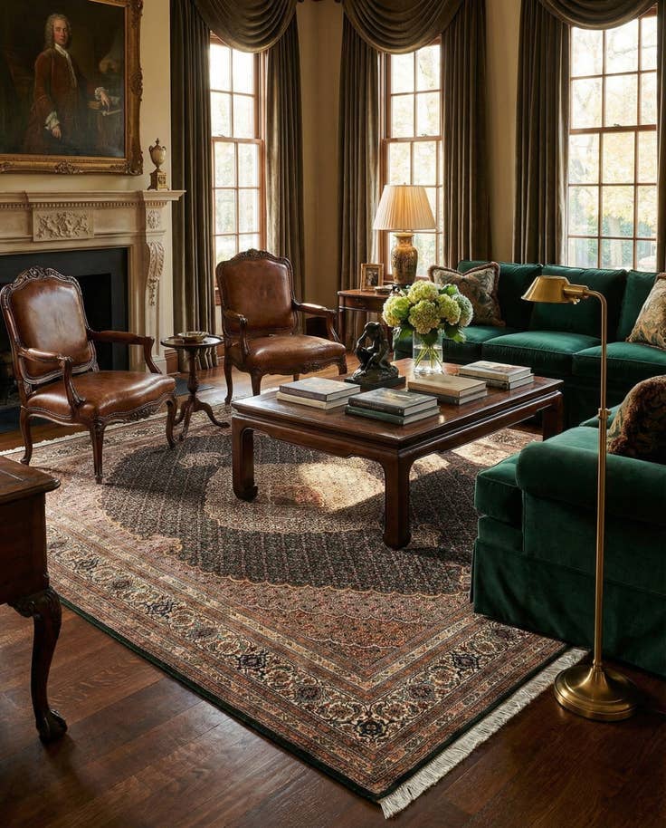 Detail image of 5' 6 x 7' 10 Tabriz Mahi Rug