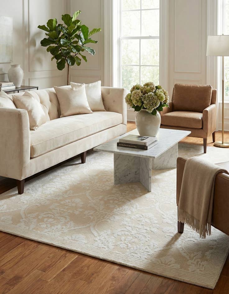 Detail image of 5' 7 x 7' 10  Hand Knotted Darya Wool Rug