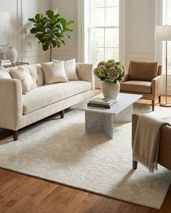 5' 7 x 7' 10 Hand Knotted Darya Wool Rug