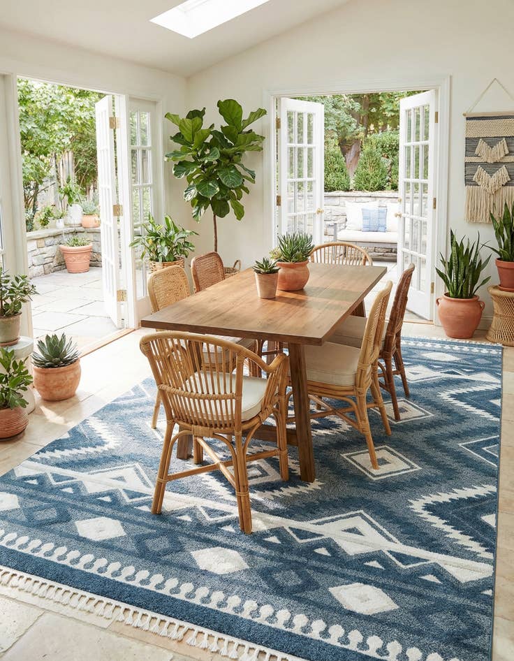 Detail image of  9' 6 x 14' 3 Boho Rug