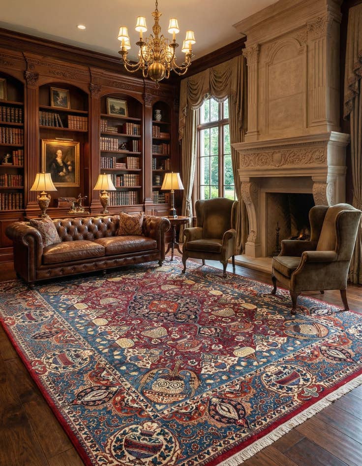 Detail image of 9' 7 x 12' 9 Kashmar Rug