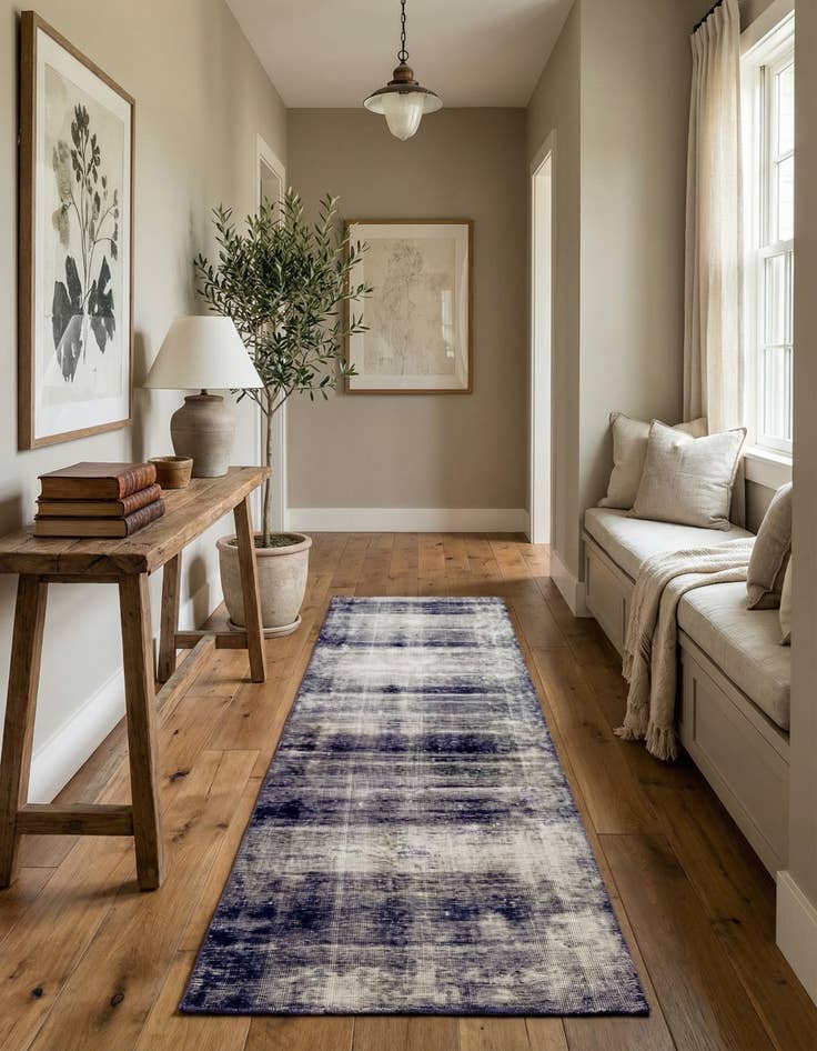 Detail image of 2' 8 x 10' 5  Hand Knotted Ultra Vintage Persian Wool Runner Rug