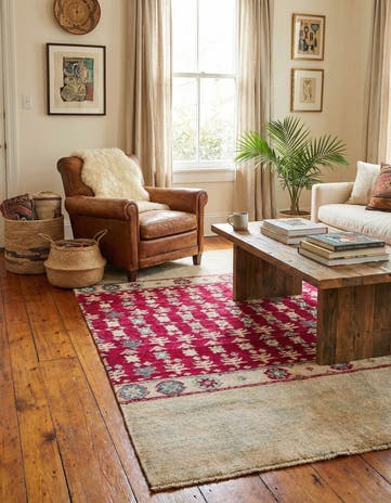 5' 1 x 7' 11 Hand Knotted Darya Wool Rug