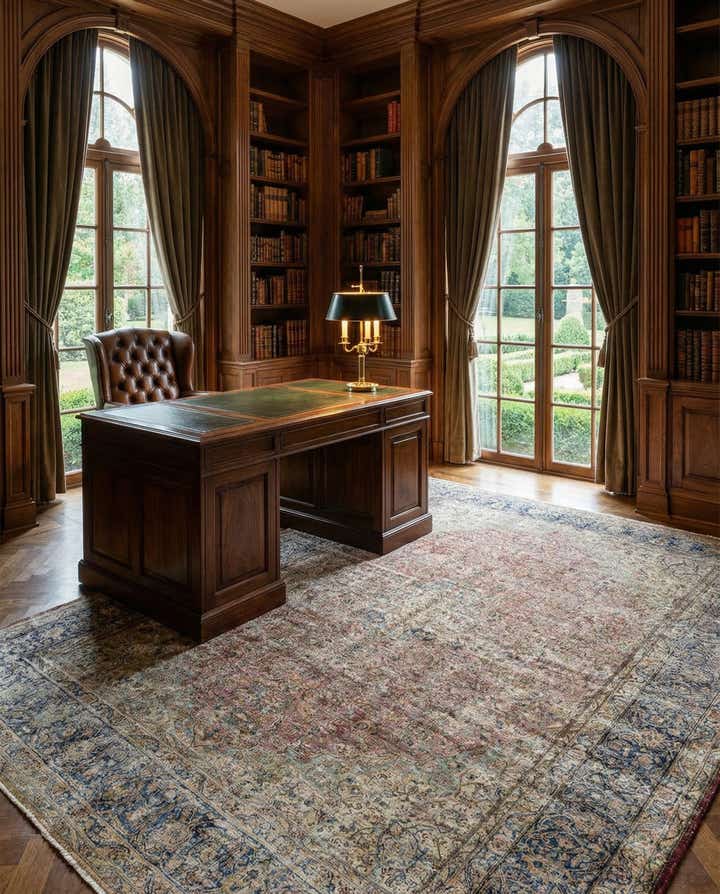 8' 2 x 11' 2 Vintage Royal Wool Rug