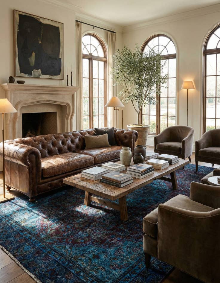 Detail image of 5' 9 x 9' 3  Hand Knotted Ultra Vintage Persian Wool Rug