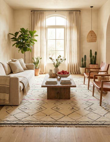9' 11 x 15' Hand Knotted Moroccan Wool Rug