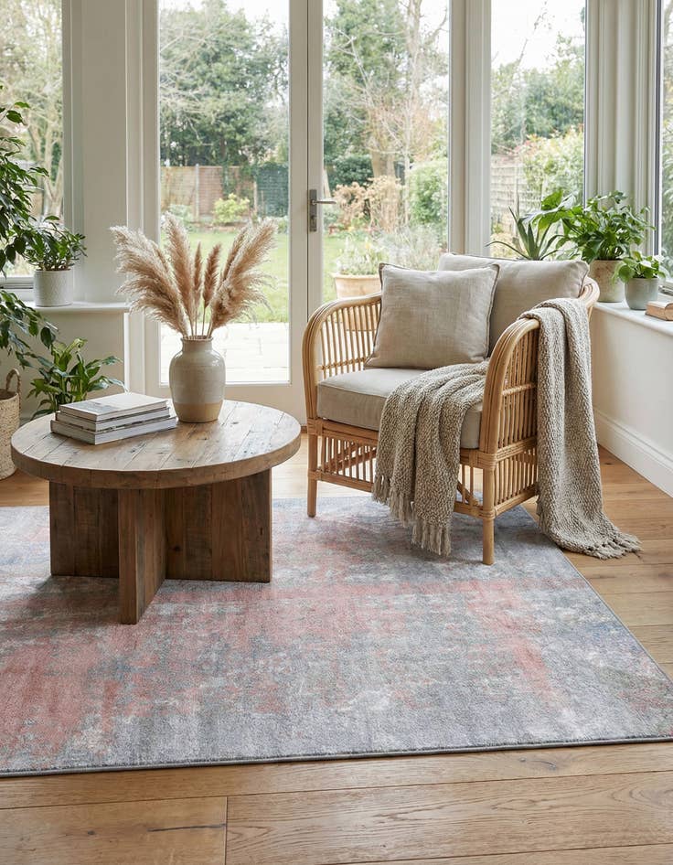 Detail image of 5' 3 x 8' Kamala Washable Rug