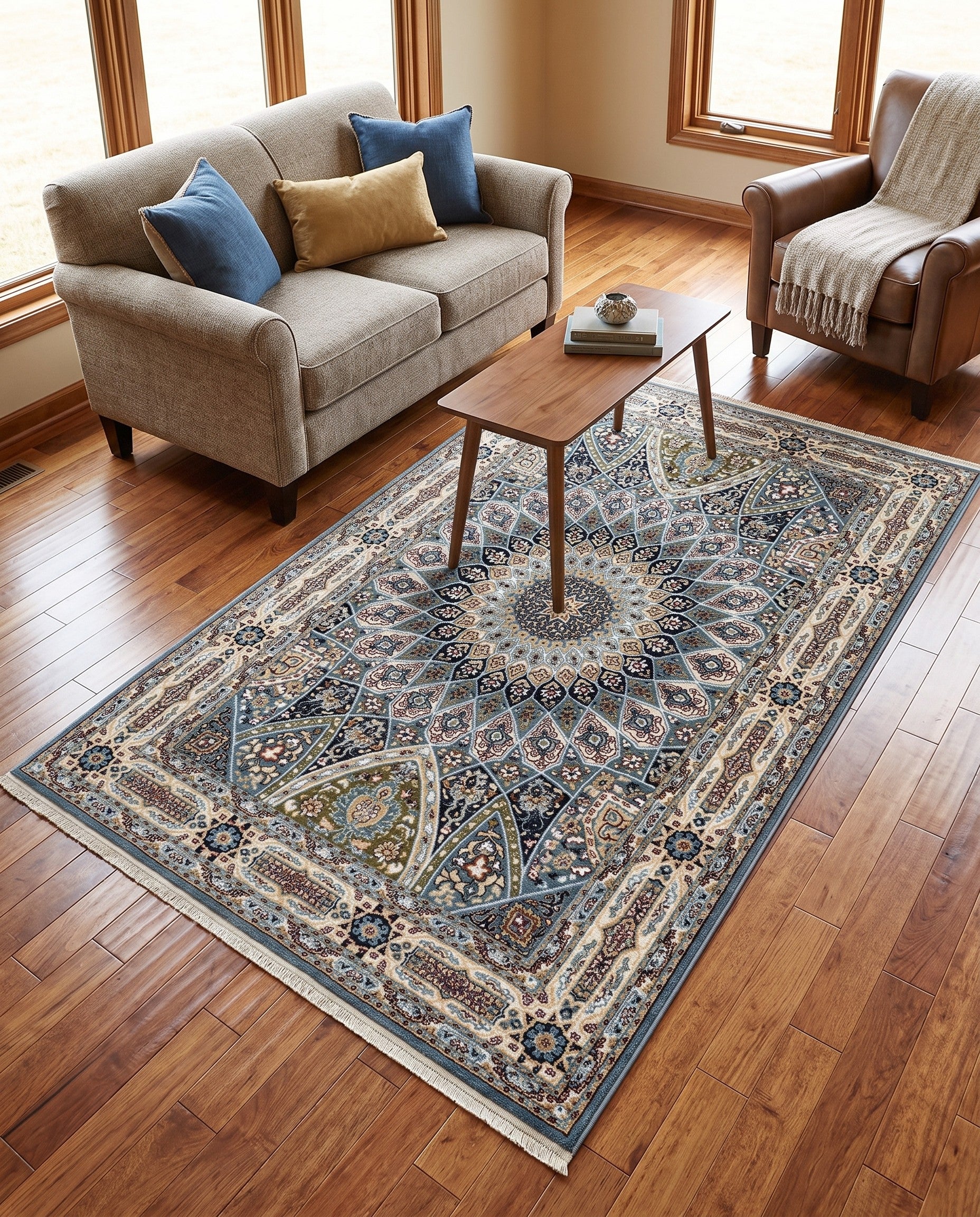 4' x 6' Nain Design Rug