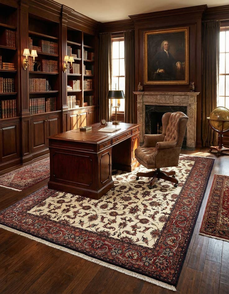 Detail image of 6' 7 x 10' Bidjar Wool Rug