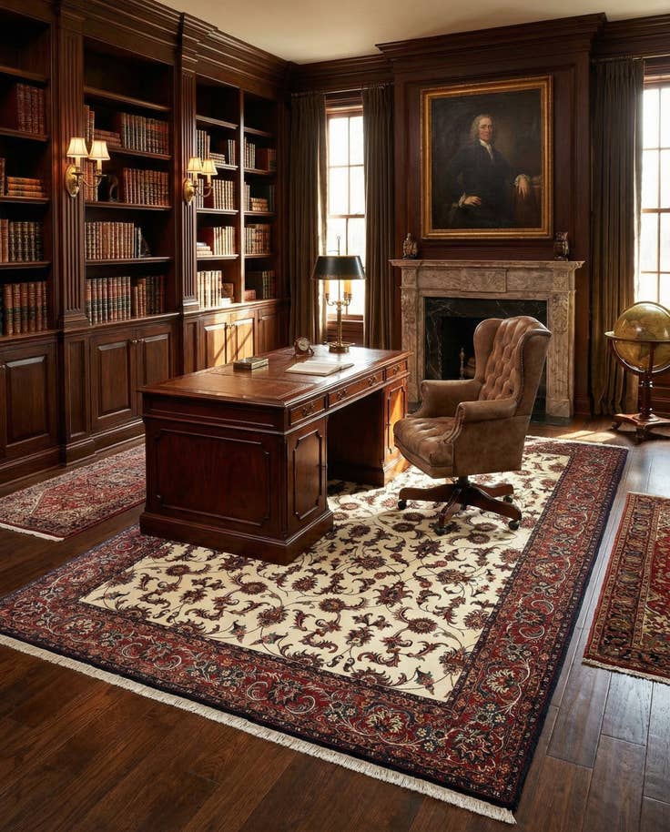 Detail image of 6' 7 x 10' Bidjar Wool Rug