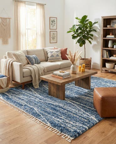  10' x 10' Serenity Shag Square Rug