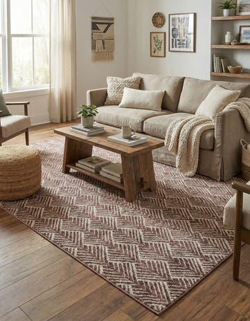 5' 3 x 8' Eco Trellis Rug