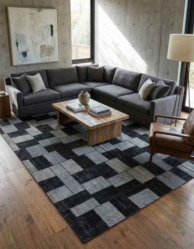 Detail image of 8' 3 x 11' 4  Hand Knotted Ultra Vintage Persian Wool Rug