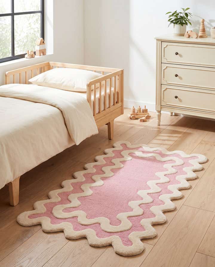 95cm x 160cm Happy Rugs Wiggles Wolle