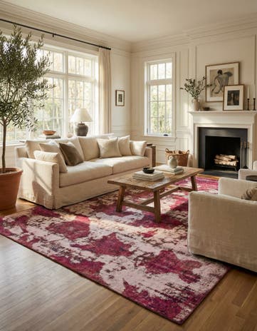 9' 2 x 10' 2 Hand Knotted Ultra Vintage Persian Wool Rug