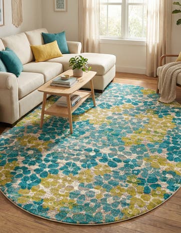 7' 10 x 10' Azalea Oval Rug
