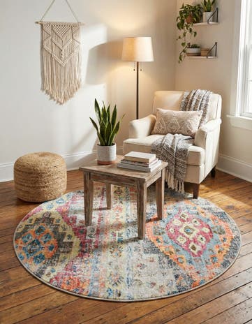 5' x 5' Vega Round Rug