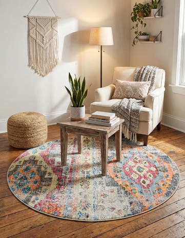 5' x 5' Vega Round Rug