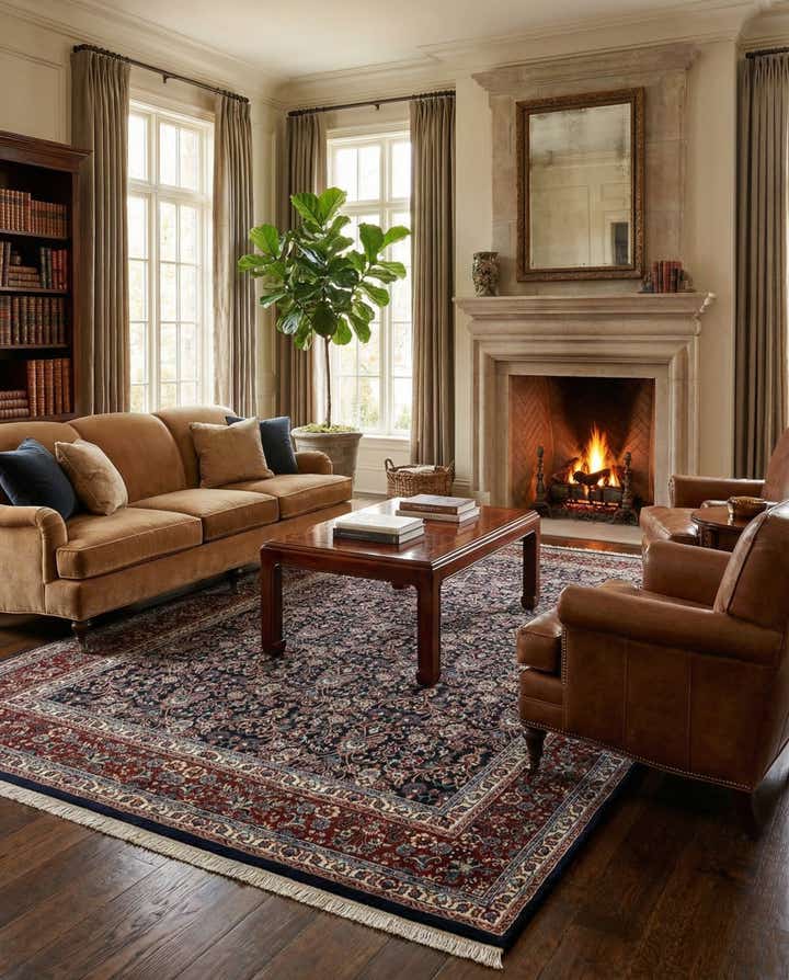 6' 6 x 9' 7 Hand Knotted Mood Wool Rug