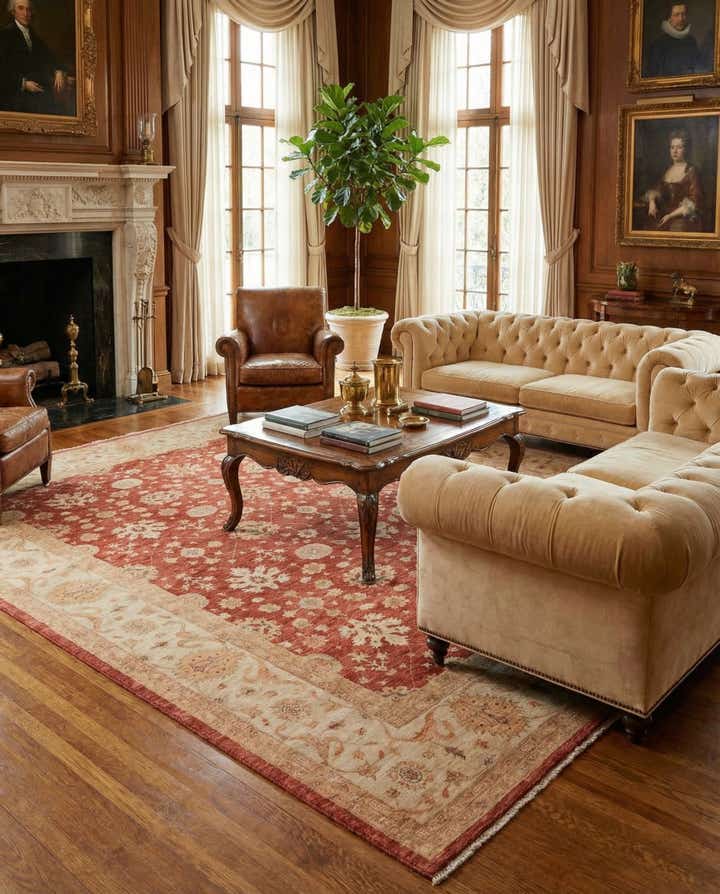 300cm x 400cm Hand Knotted Peshawar Ziegler Rug