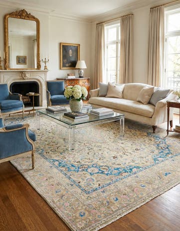 8' 9 x 11' 8 Hand Knotted Ultra Vintage Persian Wool Rug