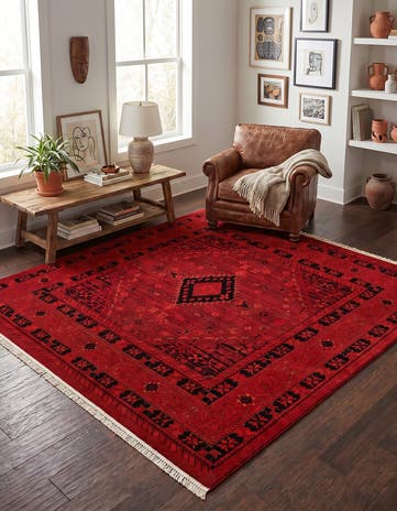 7' 10 x 7' 10 Bokhara Square Rug