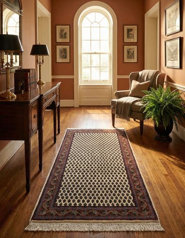 2' 11 x 5' 1 Hand Knotted Mir Wool Rug