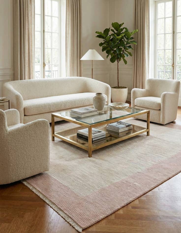 Detail image of  8' 3 x 11' 7  Hand Knotted Darya Wool Rug