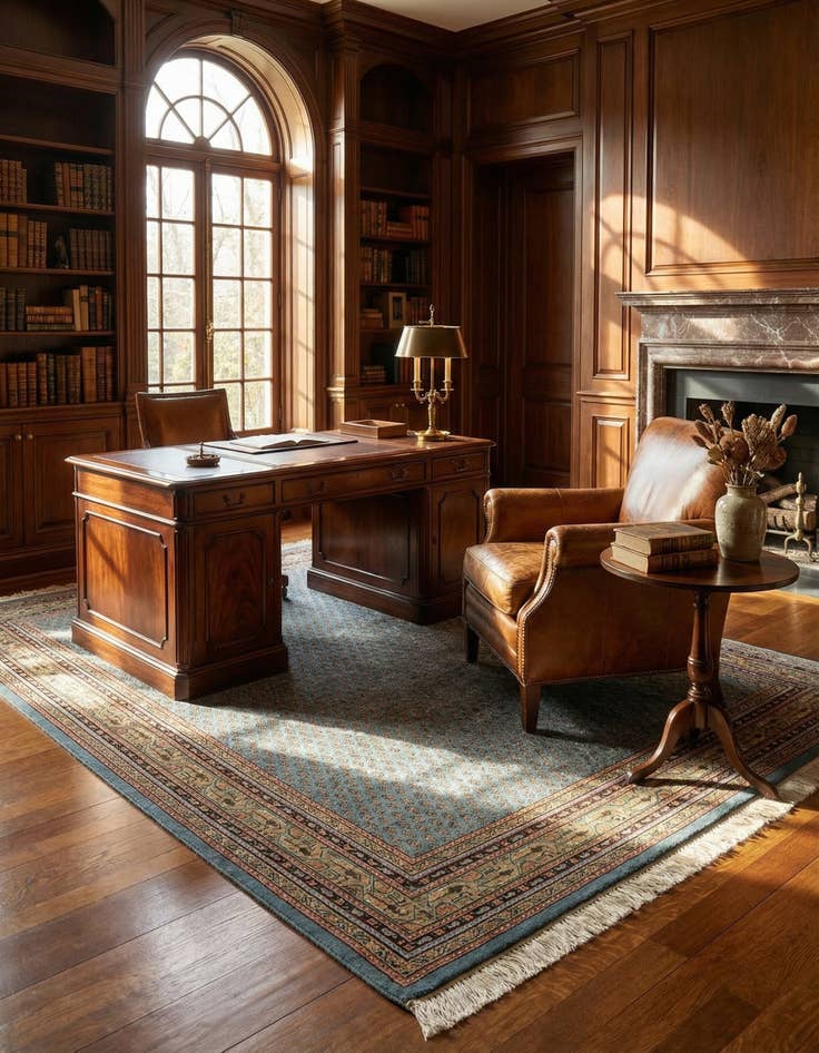 Detail image of  5' 9 x 7' 10 Mir Rug