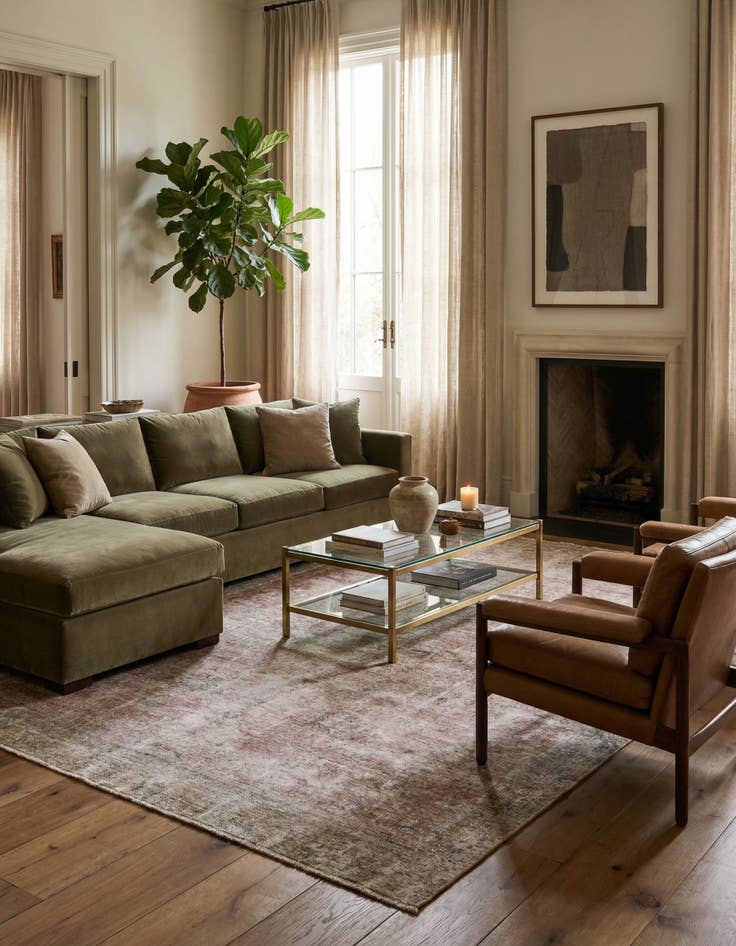 Detail image of  8' 4 x 11' 1  Hand Knotted Ultra Vintage Persian Wool Rug