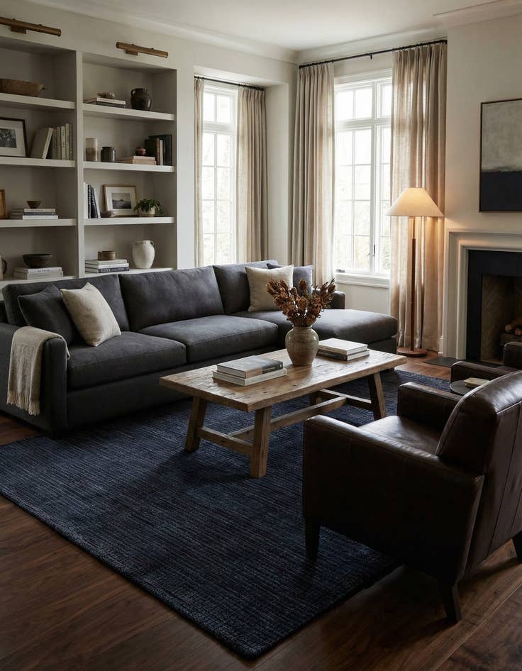 Detail image of  7' 9 x 9' 10  Hand Knotted Darya Wool Rug