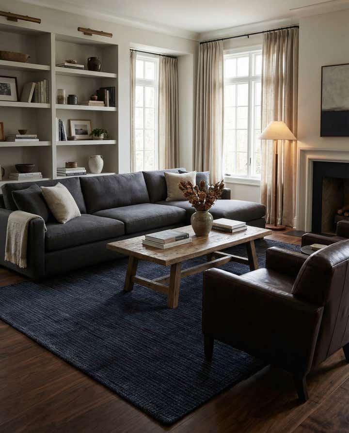 7' 9 x 9' 10 Hand Knotted Darya Wool Rug