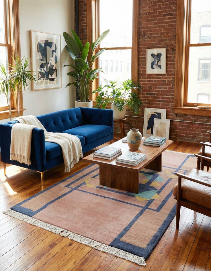 Detail image of 3' 5 x 6' 5  Hand Knotted Tibet Oriental Wool Rug