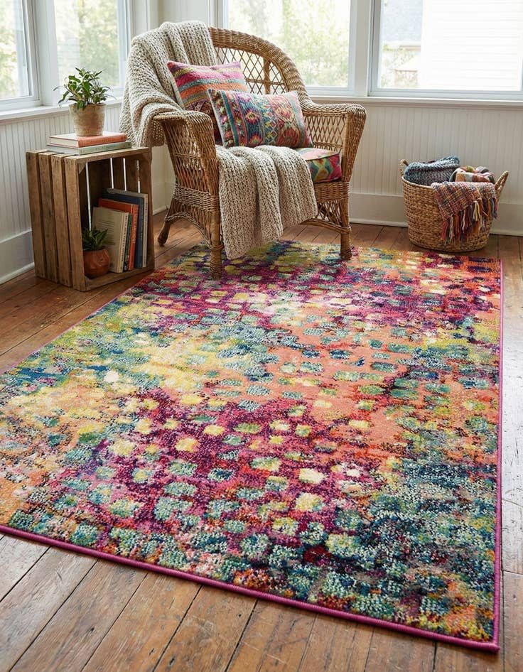 Detail image of  3' 3 x 5' 3  Washable Sevilla Rug