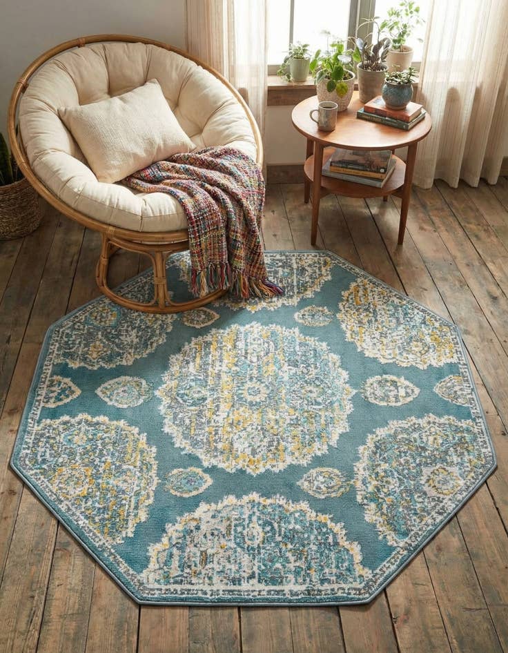 Detail image of 4' x 4' Paragon Octagon Rug