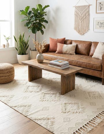 9' x 12' 2 Hand Woven Arizona Wool Rug