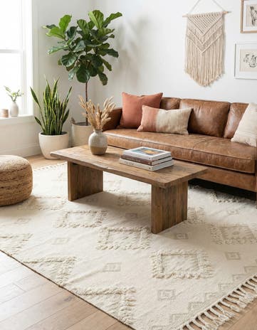 9' x 12' 2 Hand Woven Arizona Wool Rug
