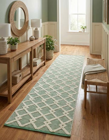2' 7 x 12' Hand Knotted Jill Zarin Dorset Runner Rug