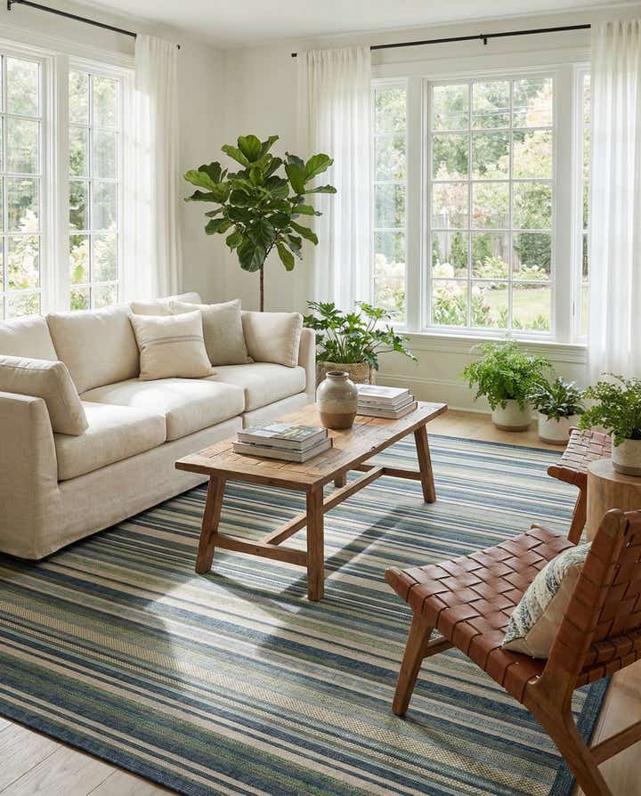 10' x 14' Easy-Clean Baja Indoor / Outdoor Rug