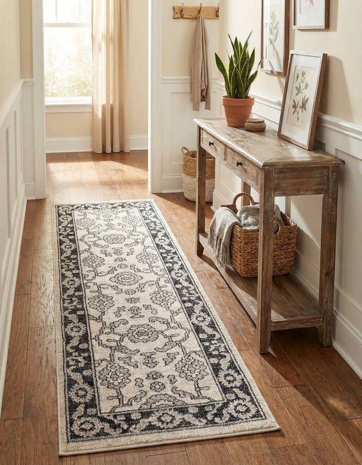 Detail image of  2' x 6' Eco Traditional Runner Rug