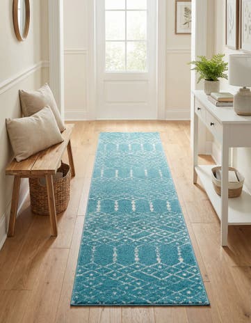 2' x 9' 10 Paxon Trellis Runner Rug