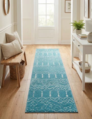 2' x 9' 10 Paxon Trellis Runner Rug