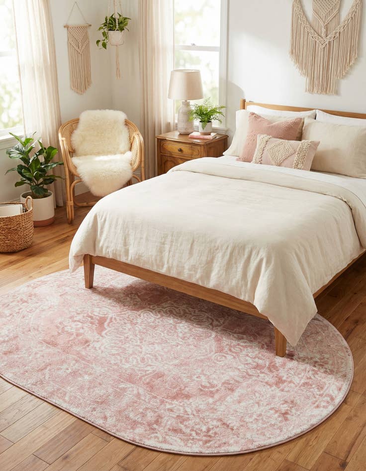 Detail image of  5' 3 x 8' Oxford Oval Rug