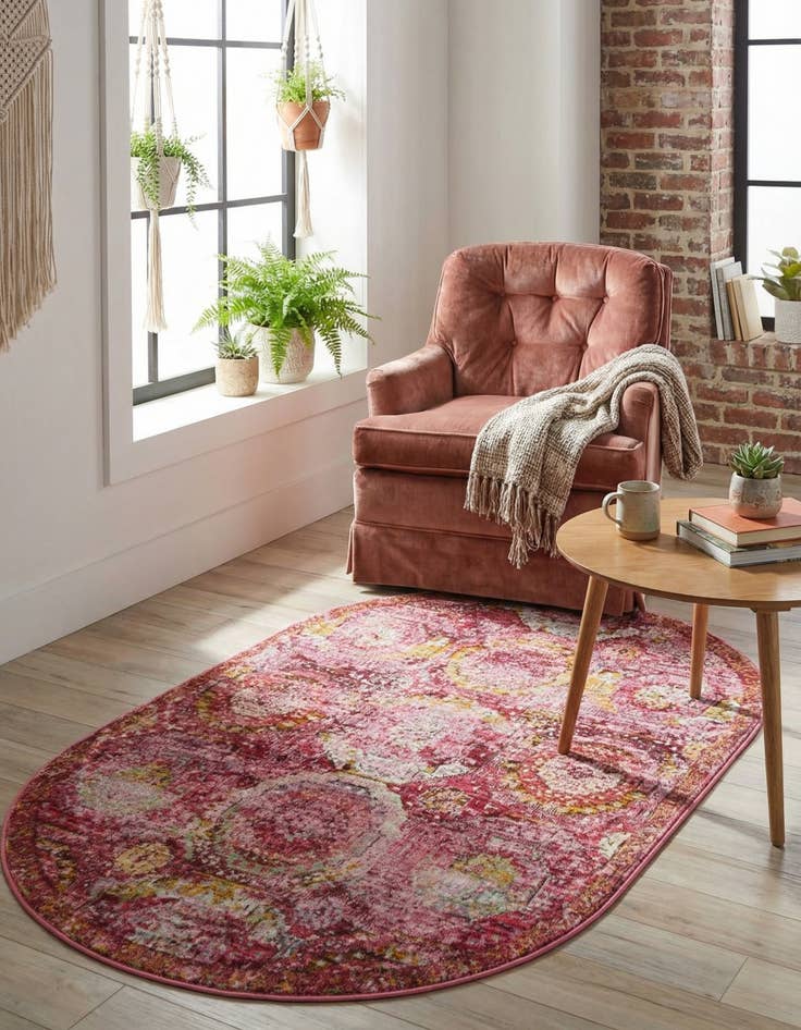 Detail image of  3' 3 x 5' 3 Santiago Oval Rug