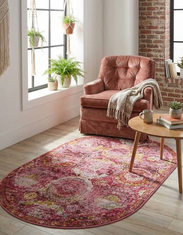 3' 3 x 5' 3 Santiago Oval Rug