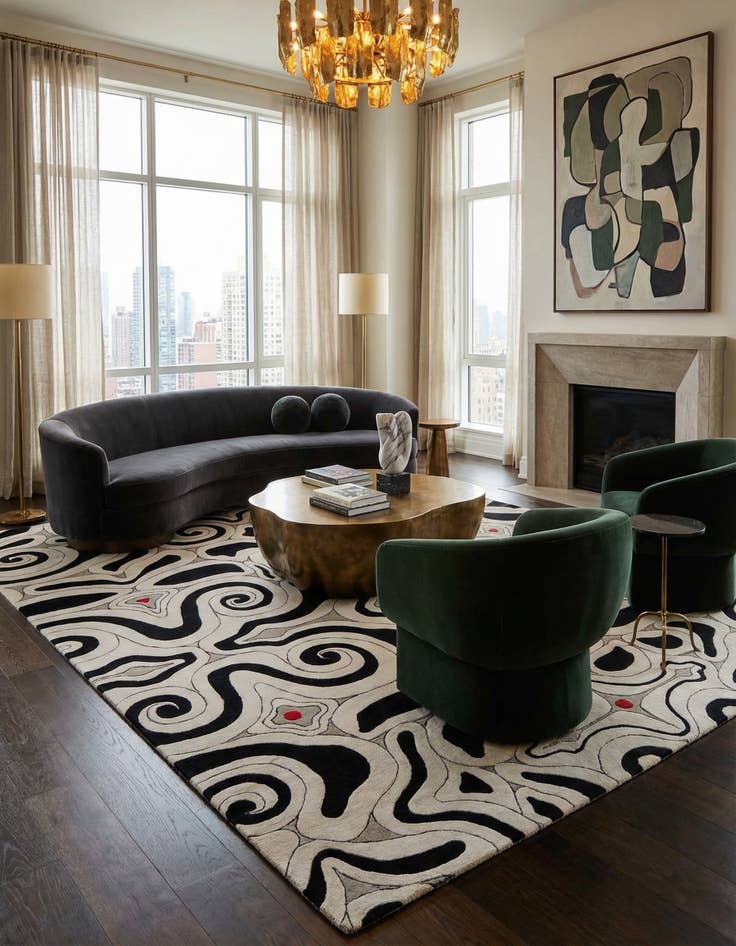 Detail image of 9' 1 x 12' 4 Odegard Rug