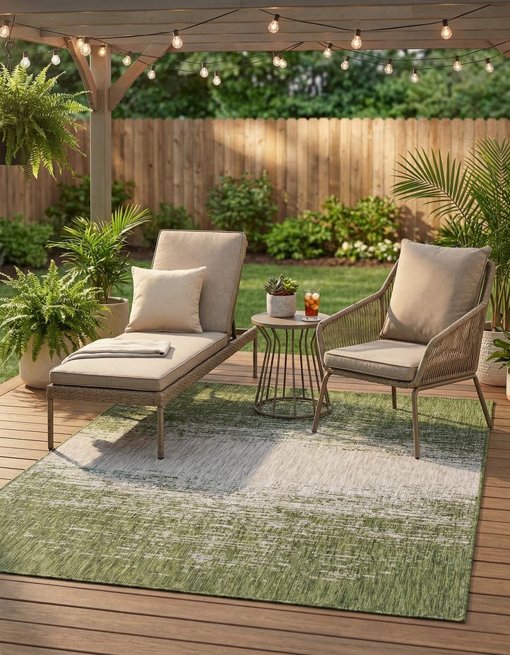 4' x 6' Easy-Clean Modern Indoor / Outdoor...
