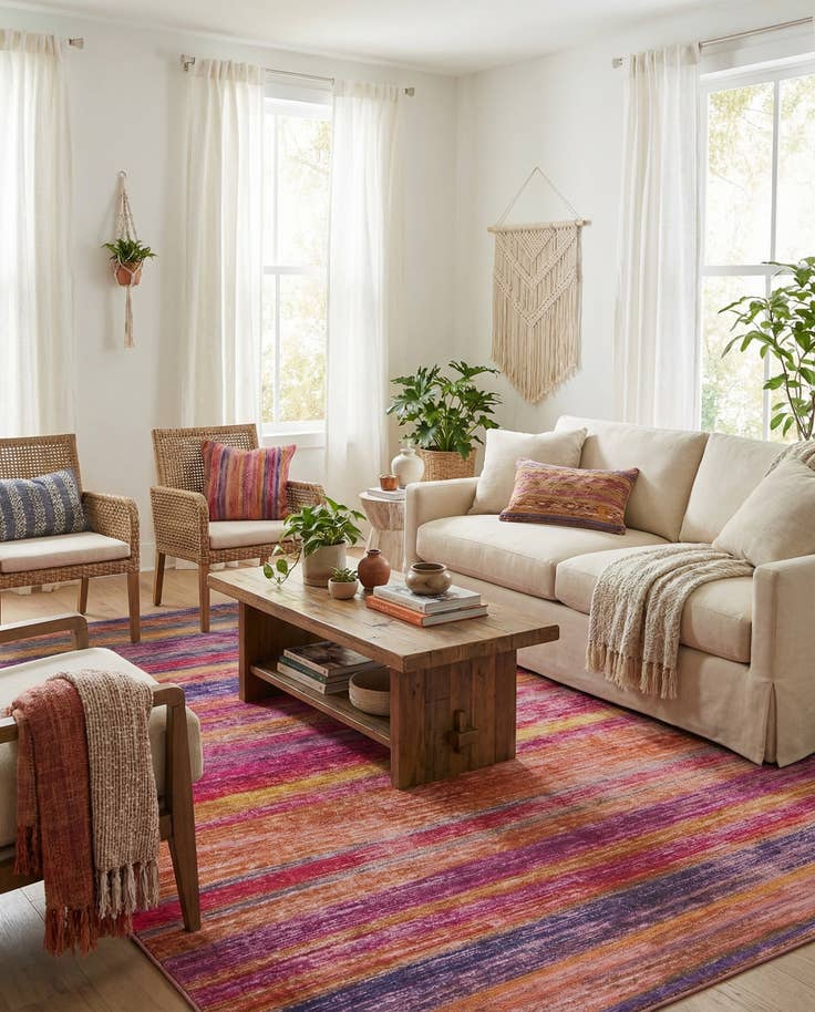 Detail image of 7' 6 x 10' 6 Asha Rug
