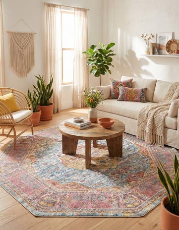 8' x 8' Santiago Octagon Rug