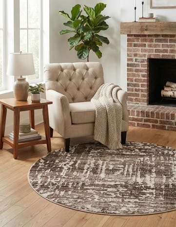 4' x 4' Hermitage Round Rug